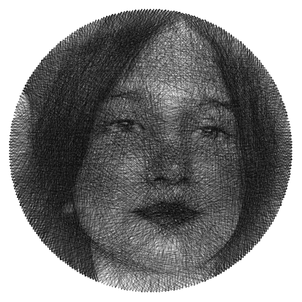 Customize String Art Portrait